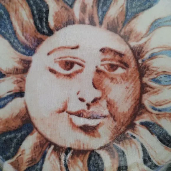 Sun Reverse Decoupage Decorative Plate - Picture 9 of 9